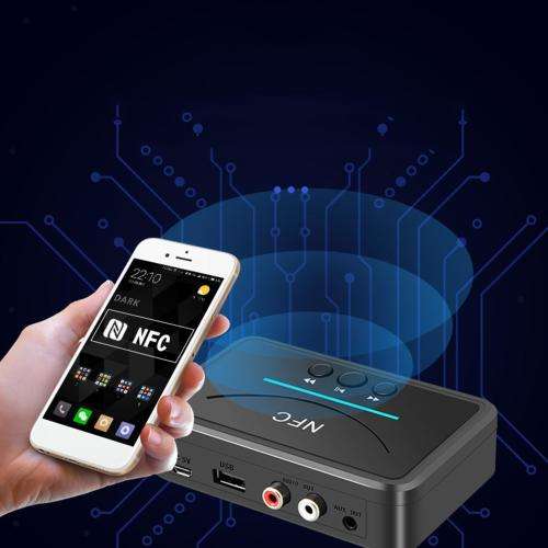 NFC Bluetooth Receiver (enables bluetooth and USB playback on older sound systems)