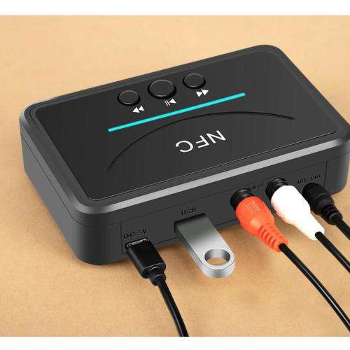 NFC Bluetooth Receiver (enables bluetooth and USB playback on older sound systems)