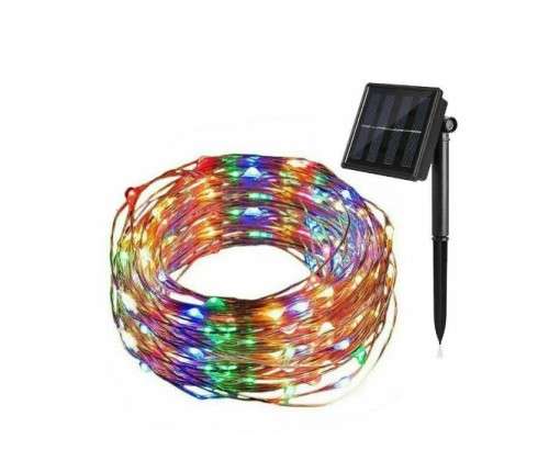 Solar LED string (wire) lights / bead lights(RGB / multi colour) 20M