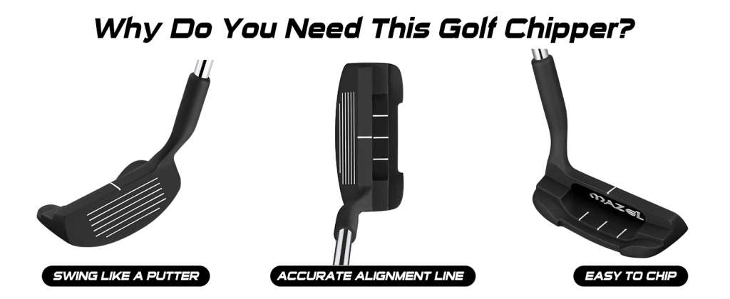 MAZEL Chipper Club ,36 Degree - Save Stroke on Short Game 4.5stars on Amazon
