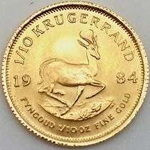 1984 1/10 Ounce Gold Proof Krugerrand Graded, Slabed and Certified by SAGCE
