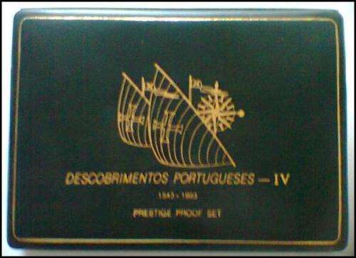 1993 - 4 Coins Portuguese Prestige Proof Set, Series IV,  PORTUGAL MEETS JAPAN