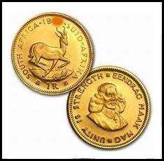 1983 1 Rand and 2 Rand Proof Gold Coins Set Presented In an Original South African Mint Green Box