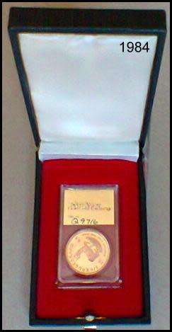 1984  1/4 Ounce Proof Gold Krugerrand Graded, Slabbed And Certified