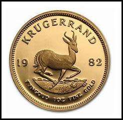 1982 4 Coin Gold Proof Krugerrand set - 1,  1/2,  1/4,  1/10 ounce, Graded and Slabed