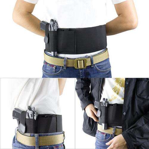 SILVER KNIGHT Right Hand Multifunction Outdoor Neoprene Fabric Belly Waistband Concealed