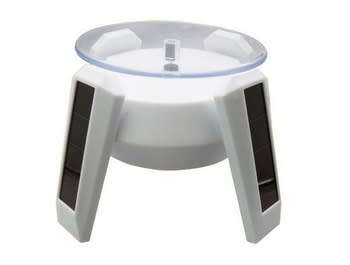 Solar Rotating Display Stand