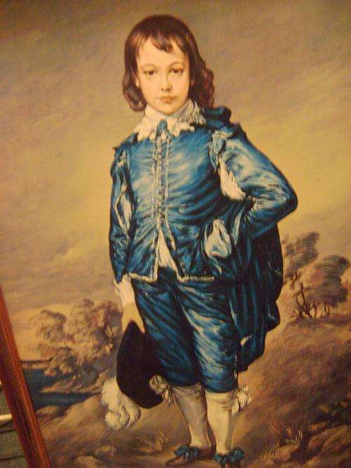 The Blue Boy Print in frame