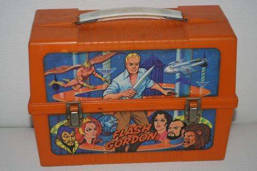 Flash Gordon 1979 plastic lunchbox