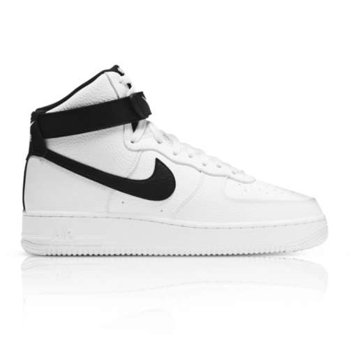 NIKE MEN'S AIR FORCE 1 '07 HIGH WHITE/BLACK SNEAKER