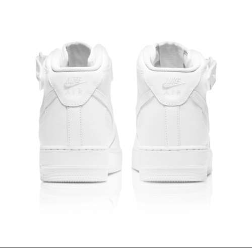 NIKE MEN`S AIR FORCE 1 MID `07 BLACK SNEAKER