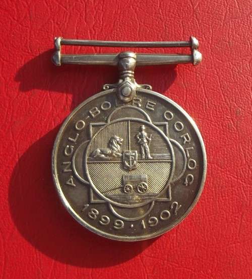 ABO MEDAL TO VELDKORNET J.C. FRONEMAN - VENTERSBURG KOMMANDO.