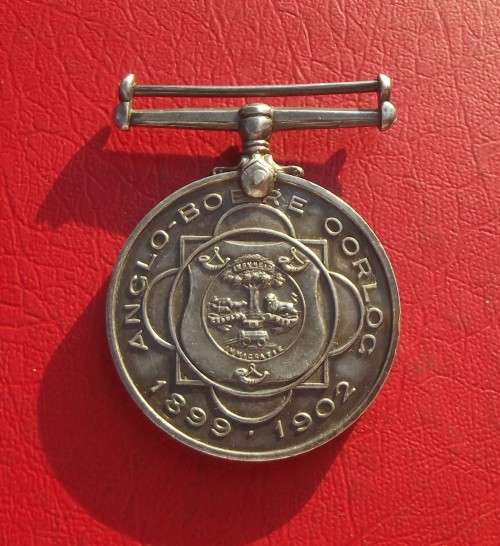 ABO MEDAL TO VELDKORNET J.C. FRONEMAN - VENTERSBURG KOMMANDO.