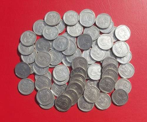 66 X RSA 2004 R2 COINS. 10 YEARS OF FREEDOM. YOUR BID IS FOR THE LOT.