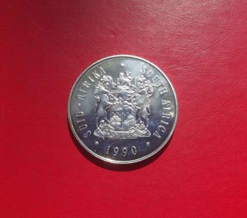 PROOF 1990 RSA SILVER RAND. 92.5% SILVER.