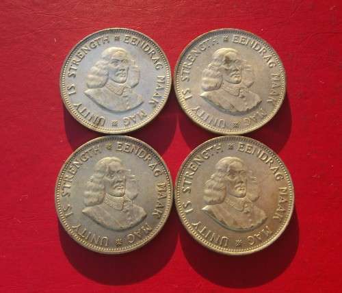 SET OF 4 UNCIRCULATED SILVER 20C COINS - 1961/1962/1963/1964. BID PER COIN TO TAKE ALL.