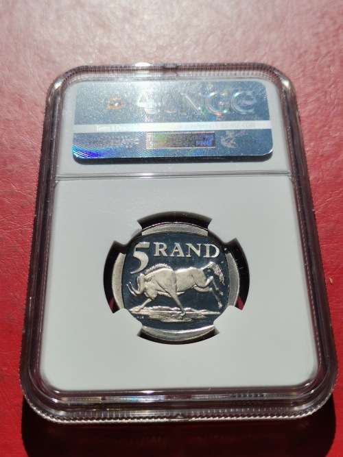 MANDELA 2000 R5. PROOF LIKE 66 ULTRA CAMEO. NGC. ABSOLUTE STUNNING COIN.
