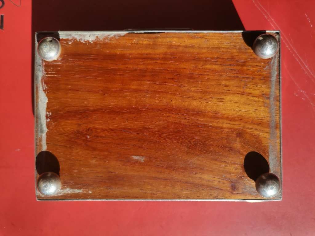 SAM 925 STERLING SILVER CIGAR CASE. 1959. WEIGHT: 306 GRAMS. STAMPED.