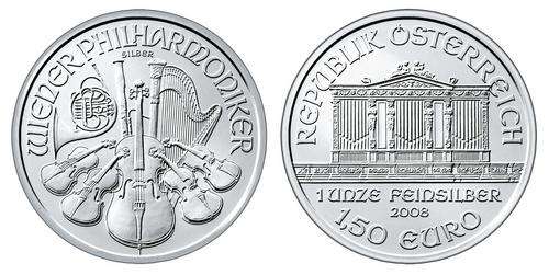 1 x 2011 Austrian Philharmoniker - 1 Ounce Fine Silver / .999 Ag!  31.103 g Silver!  Beautiful!!!