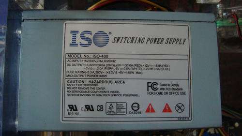 ISO Switching Power Supply 300Watt Model ISO-400