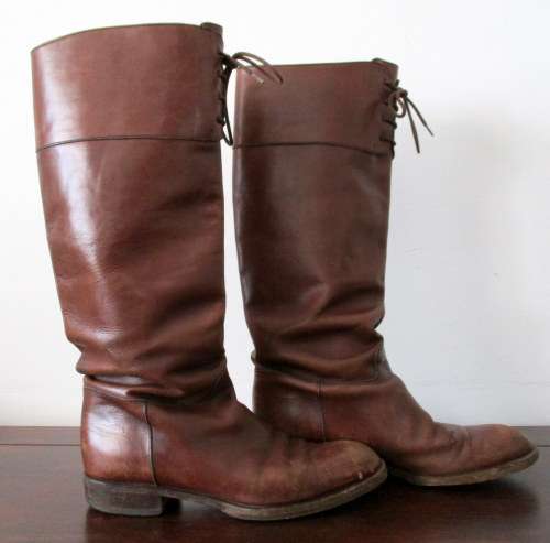 BALLY GENUINE LEATHER KNEE HIGH BOOTS Size 6 WELL WORN