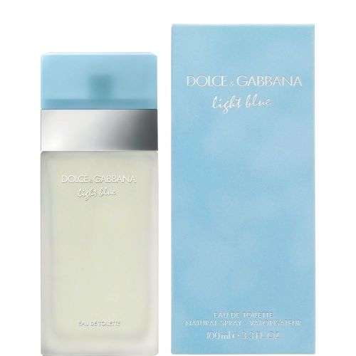 DOLCE & GABBANA LIGHT BLUE  Eau de Toilette 100ml/3.4fl.oz ~ Feminine & Resolute (Parallel Import)