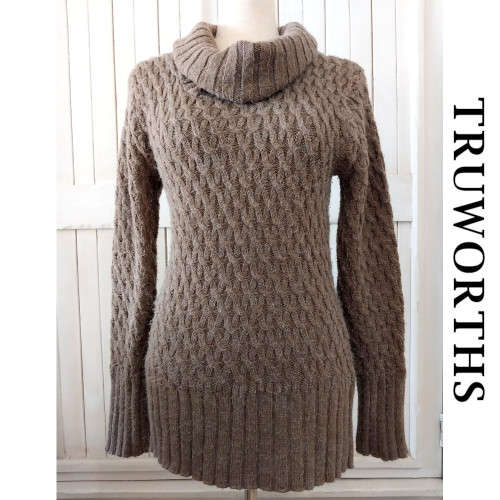 TRUWORTHS CHUNKY POLO NECK JERSEY