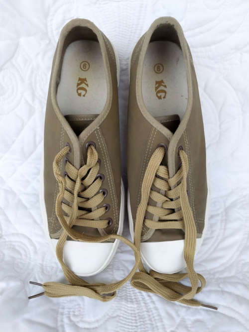 KG PLATFORM SNEAKERS (DARK KHAKI GREEN)