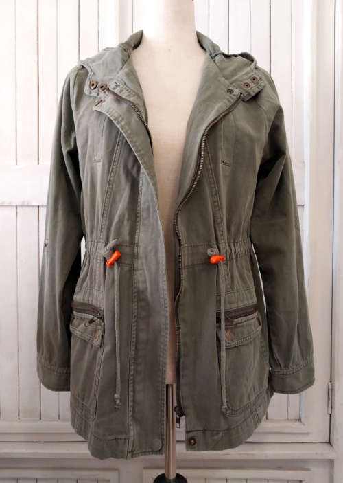 FACTORIE KHAKI GREEN PARKA JACKET