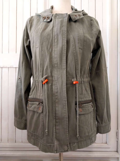 FACTORIE KHAKI GREEN PARKA JACKET