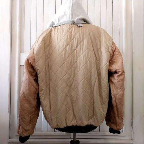 VINTAGE DISNEY MICKEY MOUSE FIRST CLASS, AMERICAN ORIGINAL VARSITY DENIM JACKET 1990s (LARGE)