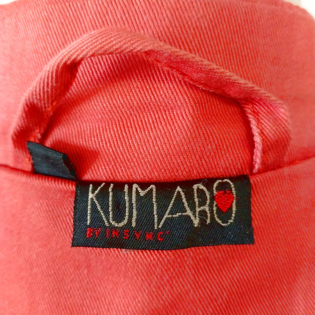 TRENDY COTTON TWILL TRENCH COAT - CORAL