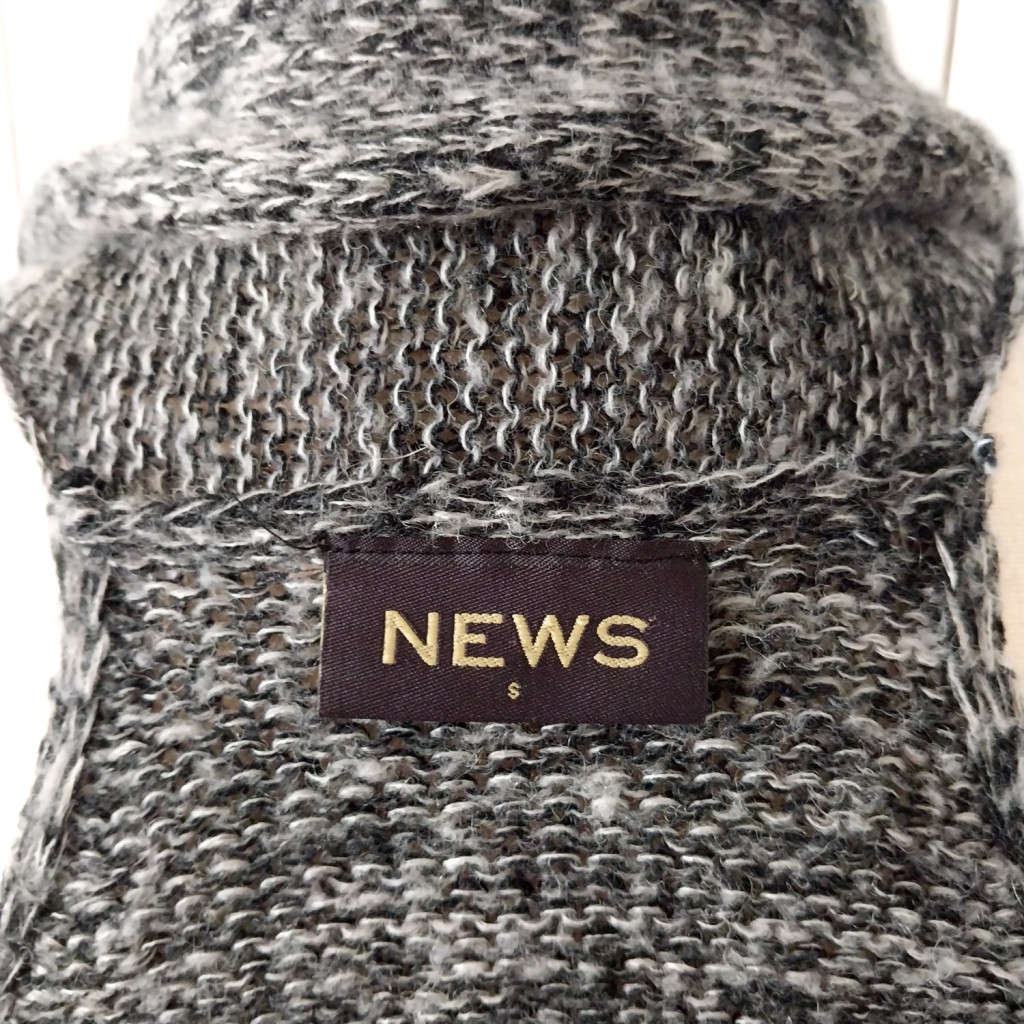 FOSCHINI NEWS KNITTED KIMONO - GREY