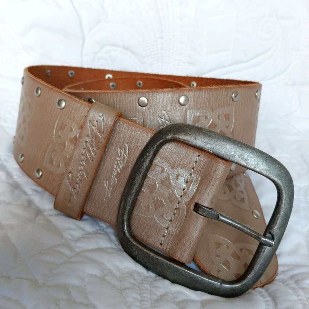 BILLABONG GENUINE LEATHER BELT - SHIMMER EFFECT