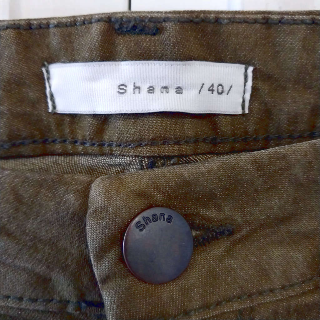 SHANA LOW-RISE ARMY GREEN STRETCH SKINNY JEANS - ARMY GREEN