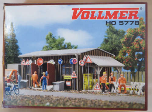 Vollmer # 5778 Road-Sign Depot in HO Scale