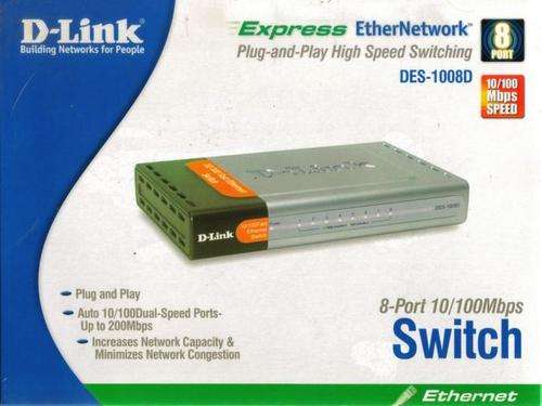 D-Link DES-1008D 8-port 10/100Mbps Switch *** SALE!!! ***