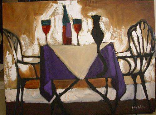 stock clearance sale 1week-R- Dine with me-Lize Behrens -New 80cm x 60 cm x 4.5 cm- nice!!!!