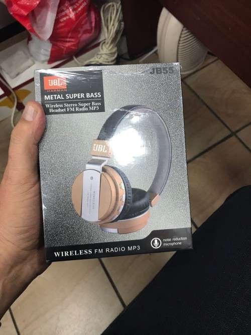 JBL Metal Super Bass Wireless Bluetooth Headphones