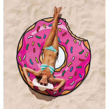 DONUT ROUND BEACH TOWEL
