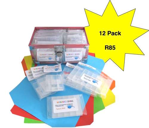 REUSABLE 12 stick pack Minimold-foodsafe-non-toxic- all you need is hot water to make your own molds