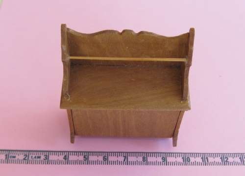 Dollhouse  Miniature 1:12" scale handmade tabletop wriing desk-as good as new