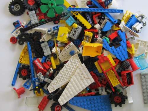 lot of lego - over 200 pieces (no blocks!) Accessories for cars, planes, trucks,space craft, etc.