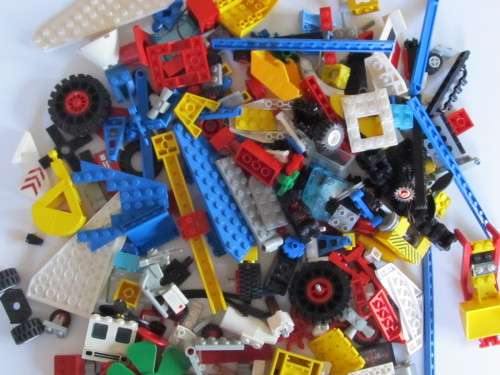 lot of lego - over 200 pieces (no blocks!) Accessories for cars, planes, trucks,space craft, etc.