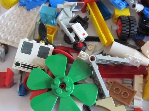 lot of lego - over 200 pieces (no blocks!) Accessories for cars, planes, trucks,space craft, etc.