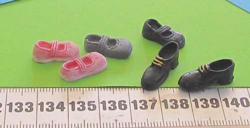 Miniature Dollhouse 1/12" - various shoes