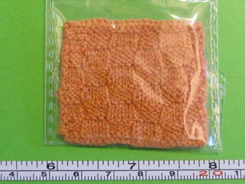 Miniature Dollhouse  1:12" scale - knitted baby blanket