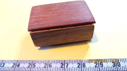 Miniature Dollhouse 1/12" scale - wooden cash drawer / card drawers