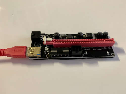 PCIe Riser Card with Seperate power cable