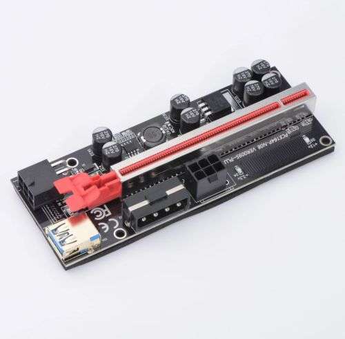 Ultimate PCIe Riser now 8 Capacitors